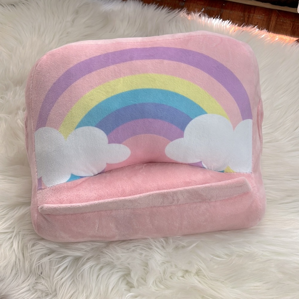 RAINBOW 🌈 TABLET PILLOW • 🌈
